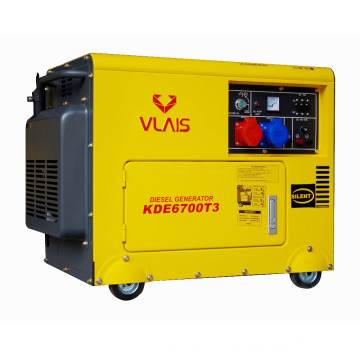 Generator diesel 6.5kva with best price VLAIS KDE6700TAir-cooled diesel engine